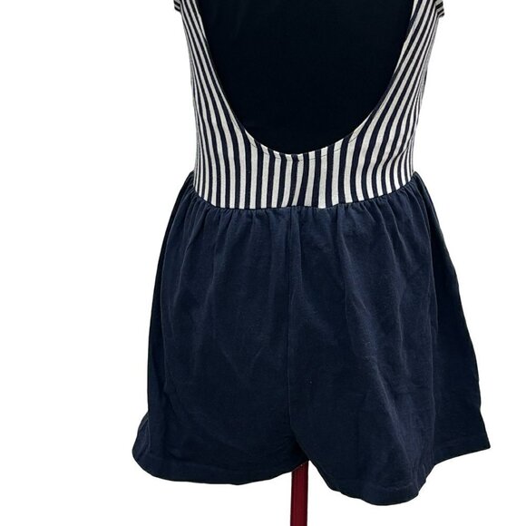 Vintage Sandcastle Catalina Nautical Pin-Up Sailor Striped Swimsuit Size 12 - Picture 3 of 7